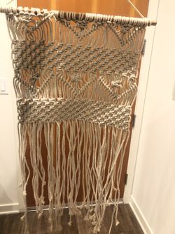 wall macrame decor
