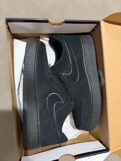 Nike Air Force 1 Low Black Suede Sneakers