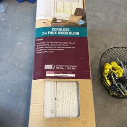 Cordless 2in Faux Wood Blind