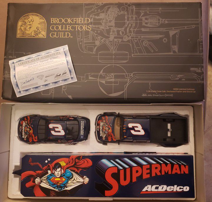 NASCAR Brookfield Collectors Dale Earnhardt Jr. Superman Diecast Set
