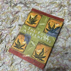The Four Agreements By Don Miguel Ruiz, Softcover Book, Good-Shape, 1999.
