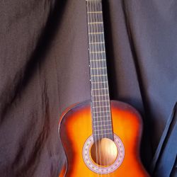 Unbranded 3/4 Size Guitar 
