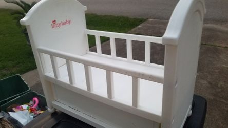 Bitty baby doll cradle