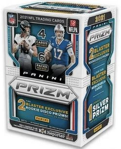 (MANGA & COLOR BLAST CHASE) 2021 Prizm Football Blaster Box-Rookies: T-Law- Ja’Marr Chase - Micah Parsons - Amon-Ra St. Brown - Nico Collins - Waddle