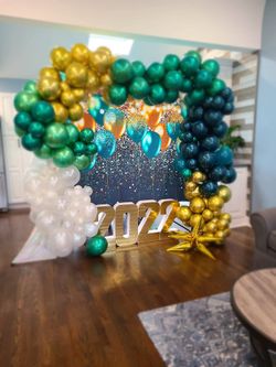 Prom balloon setup