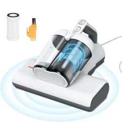 Bed Mattress Vacuum Cleaner with Roller Brush, 450W Powerful Corded Handheld Bed Vacuum Cleaner Cyclone UV810
