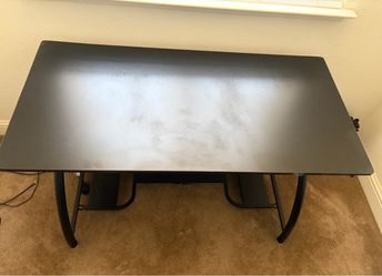 Black Computer Desk Foldable
