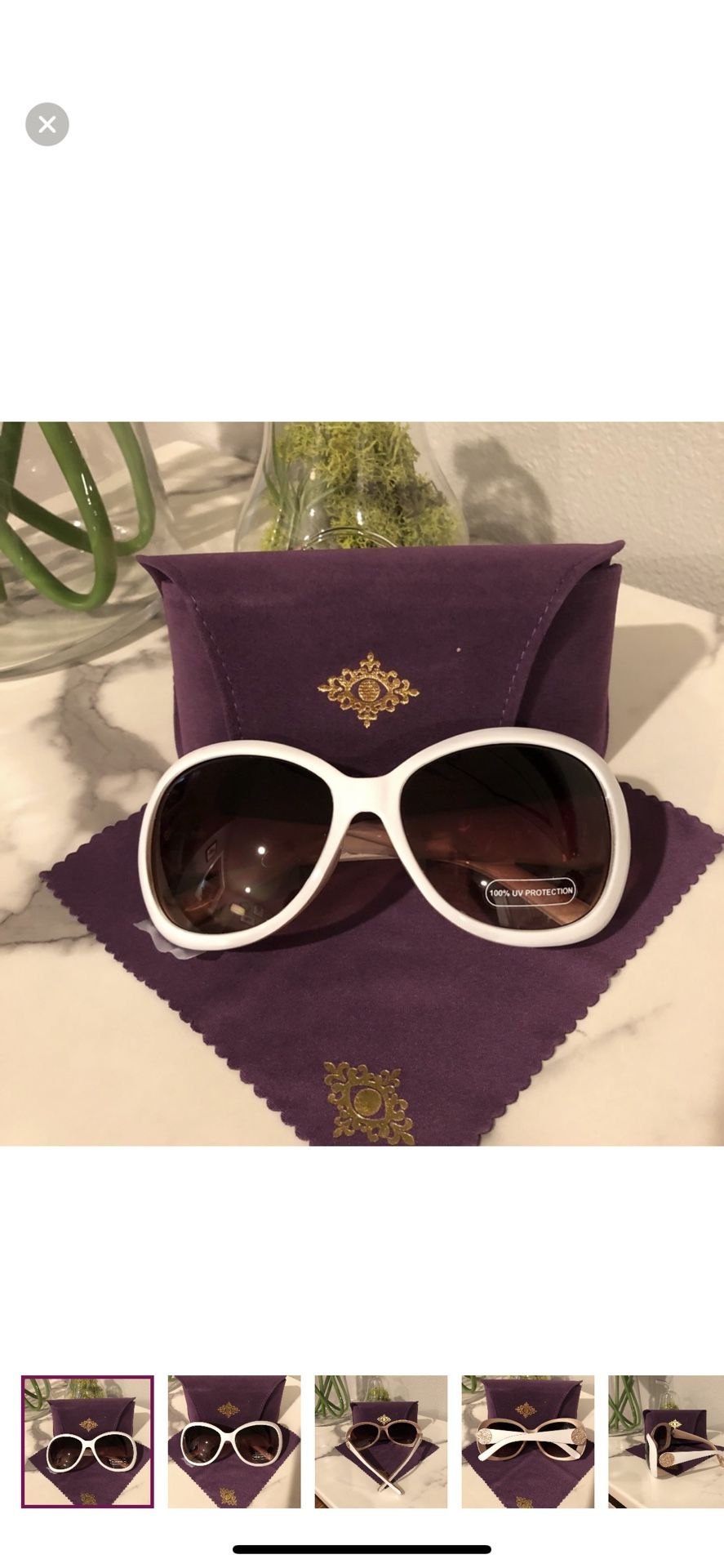 NEW WHITE SUNGLASSES