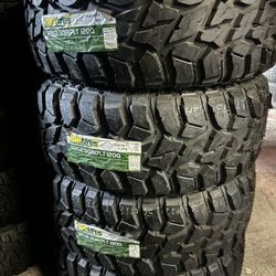 33x12.50R17 TBB MT A SET OF FOUR NEW TIRES 