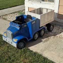 Semi Truck and Trailer Power Wheels