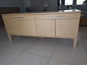 Buffet table