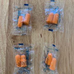 Ear Plugs. Bag Of 200 Pairs Pack Individually 