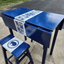 Buffalo Pub Table Stool Set Bills Sabres Bandits Bisons