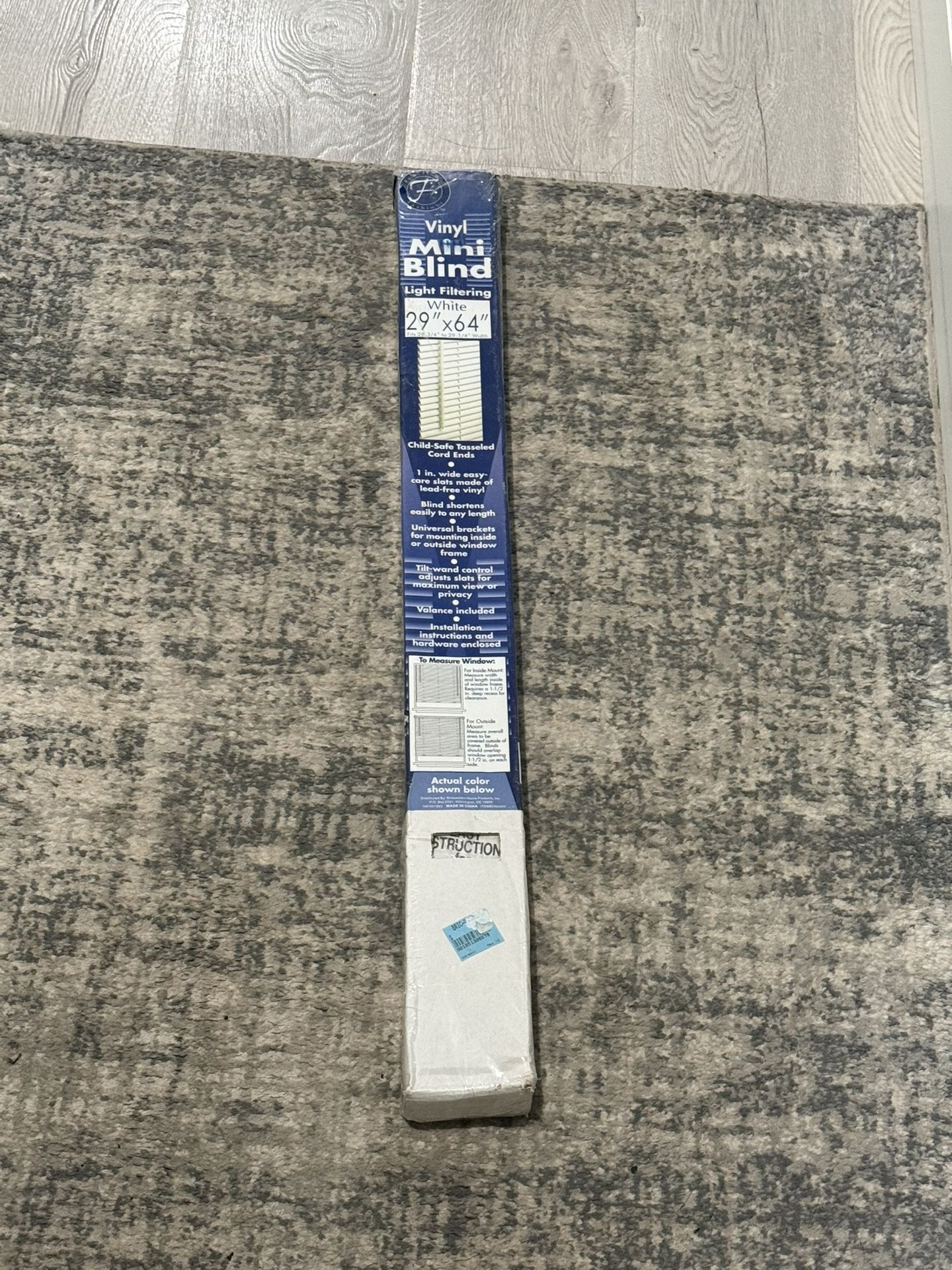 Light Filtering Vinyl Mini Blind