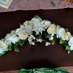 New Wedding Backdrop Swag White/Ivory