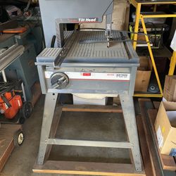 12” 2 Speed Band Saw With Tilt Base. 