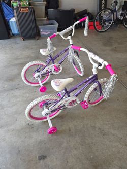 Twin Girls Bikes (3-6 yes old)