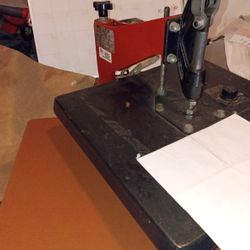 Press A Print 15 X 15 Made In USA Hix SWINGMAN EARLY Model HEAVY DUTY SQUARE TUBING FRAME  New Thermostat And Fuses 