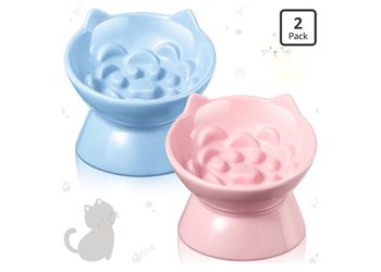 4 Cat or Dog Slow Feeders