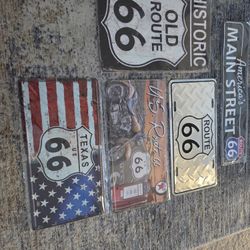 Historic Street Route 66 Signs