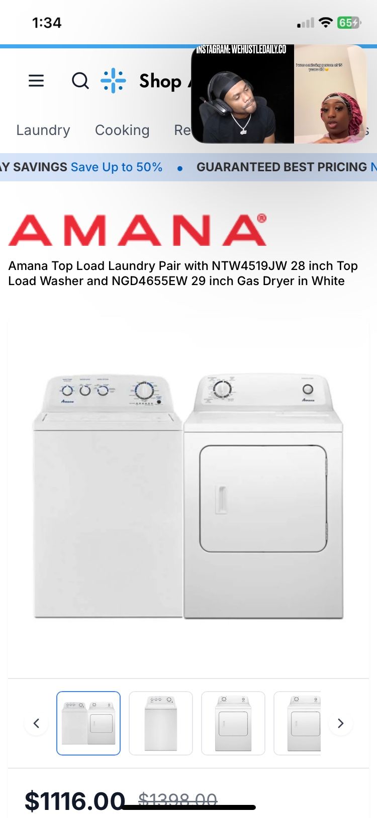 Washer And Dryer For Sale