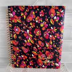 Vintage 1970s "Mod" style floral 16 page photo album. Unused. Made in Japan sticker inside. 12” x 10”.   Satin cover with a groovy colorful flower pow