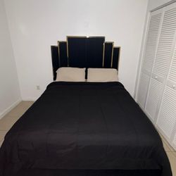 Modern Bed Frame (Negotiable) Mattress Not Included 