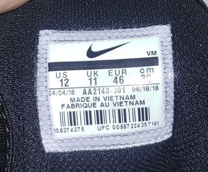 Men's Nike Air Max Size 12 Worn One Time