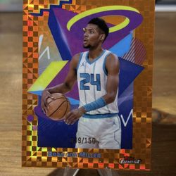 #209 Brandon Miller 2024-25 Finest - Orange X-Fractor #/150