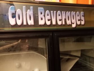 Double door Big Cold 🥶 Beverage' refrigerator for the low