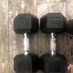 40 Ib Dumbbells