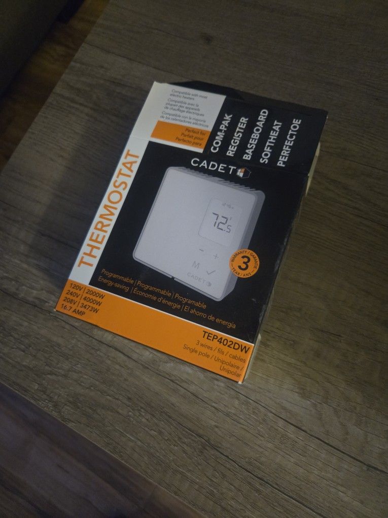 Cadet Programmable Thermostats 16 Pieces