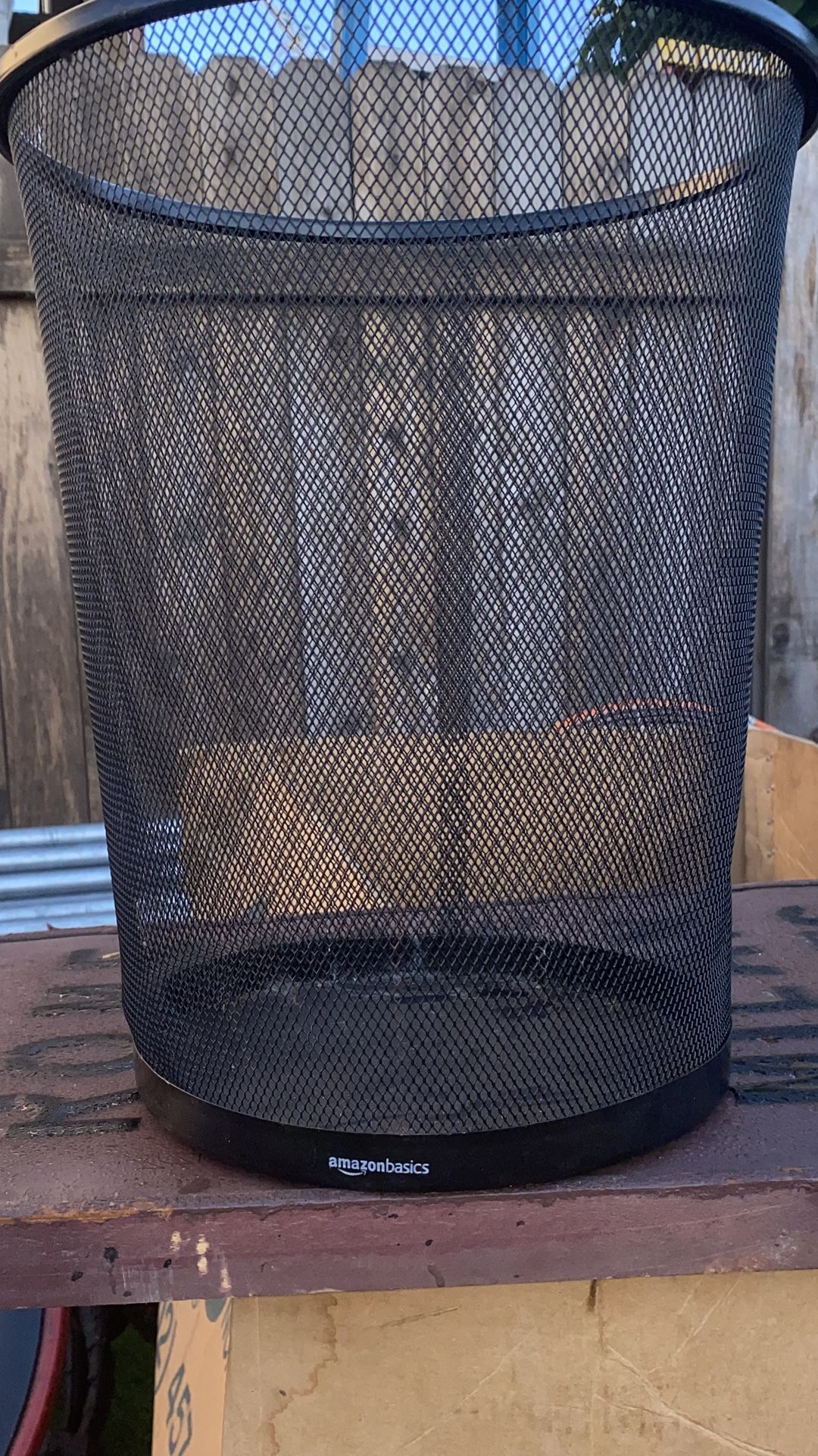 Small Metal Mesh Trash Cans (15) Available