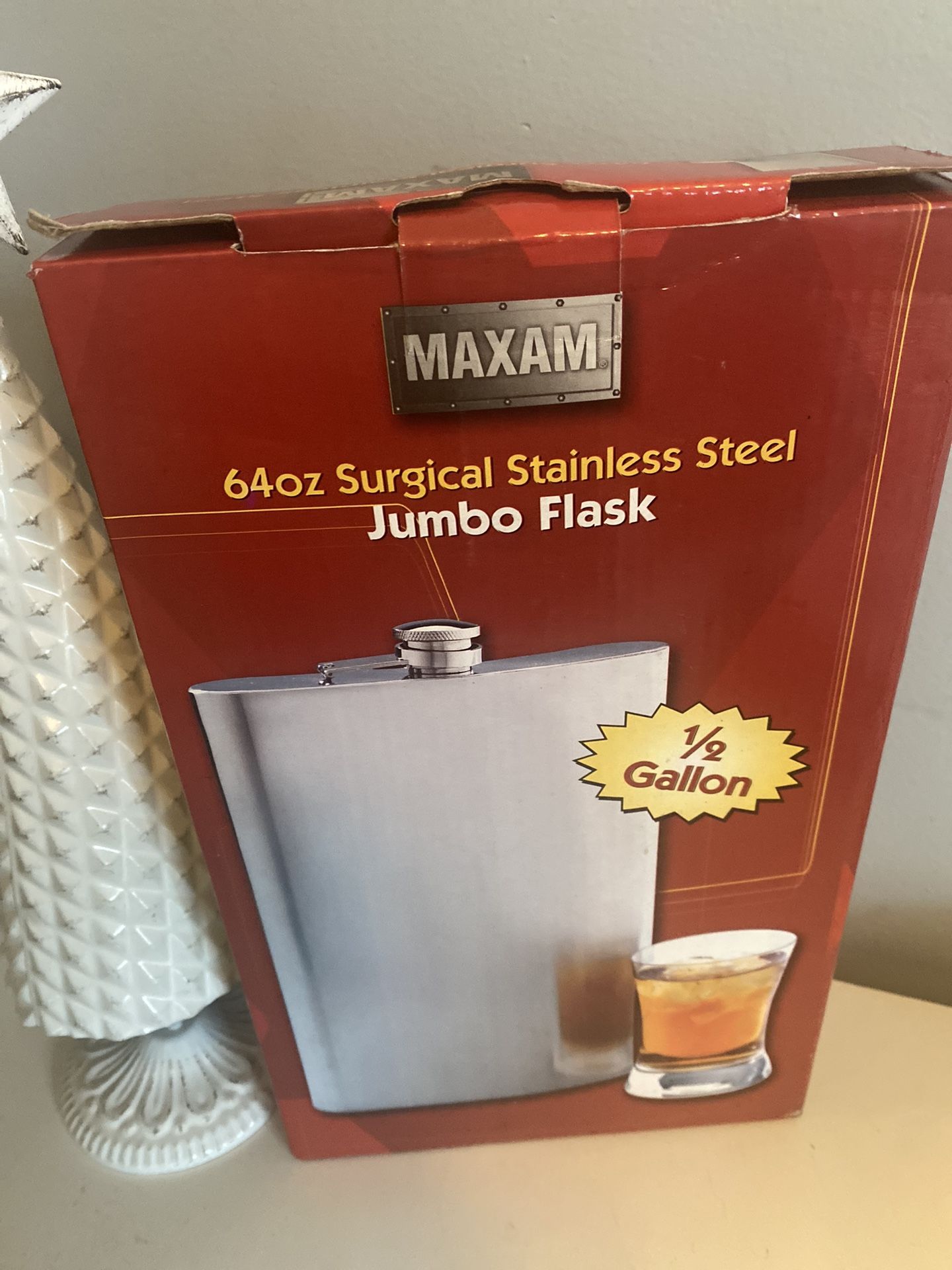 64oz Stainless Steel Flask