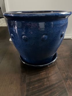 Cobalt Blue Planter