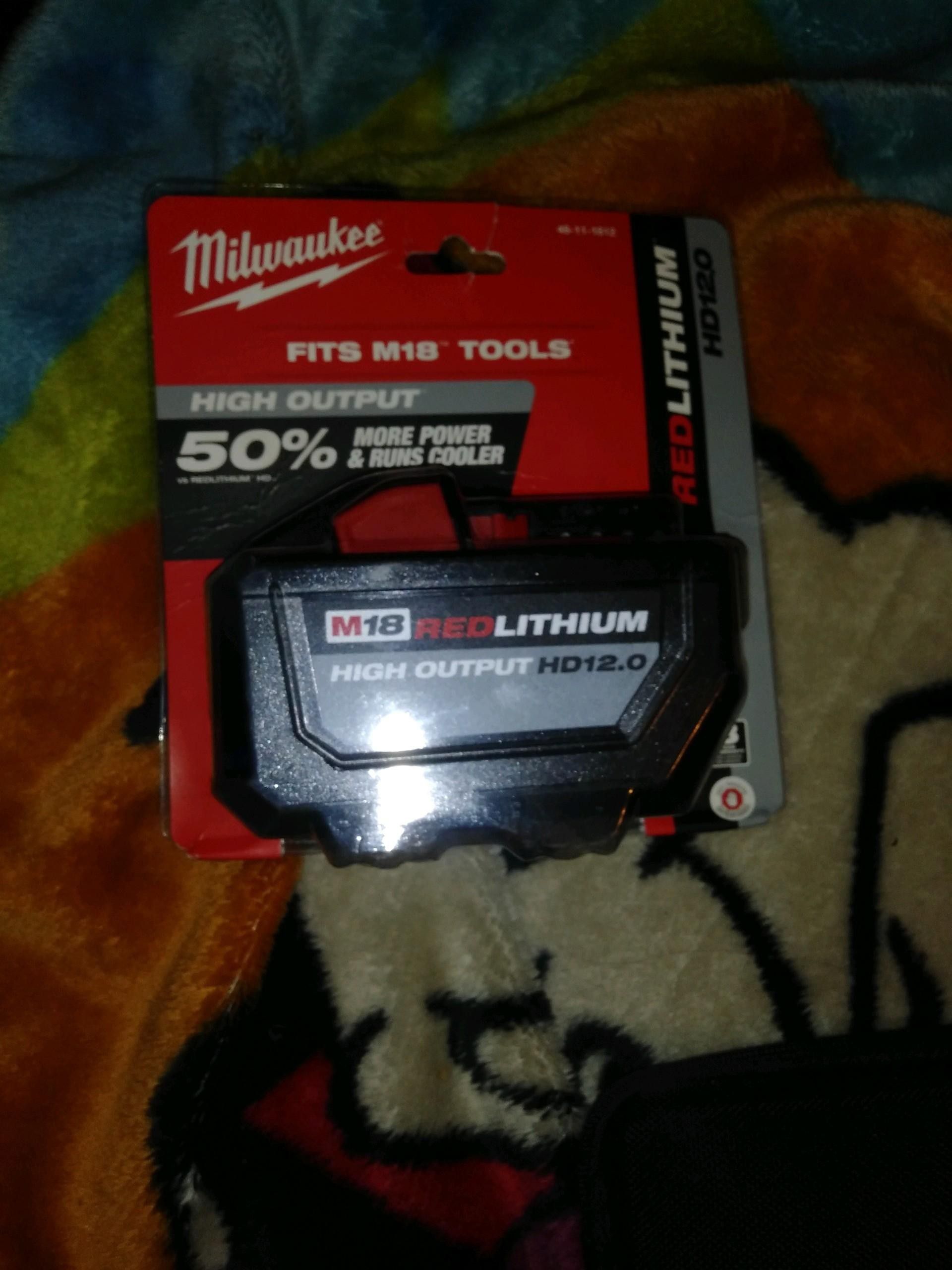 Milwaukee m18 xd12.0 battery