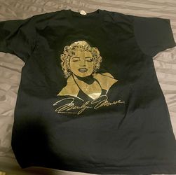 Vintage 80s Marilyn Monroe T Shirt Womens XL Black Rare 1989