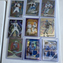 2024 NFL Football Cards Lot Bundle Parallel Inserts Game Used Jersey Relic Memorabilia 