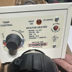 Coates 1.5ILS ILS Electric Spa Heater 1.5KW, 120V, 12A