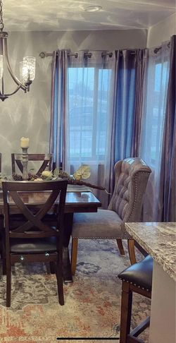 50”x84” Gray Sheer Panels (4)