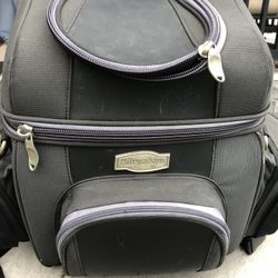 Big KURYAKYN 4141 GranTour MOTORCYCLE SISSY BAR  PASSENGER SEAT MOUNT TRAVEL BAG