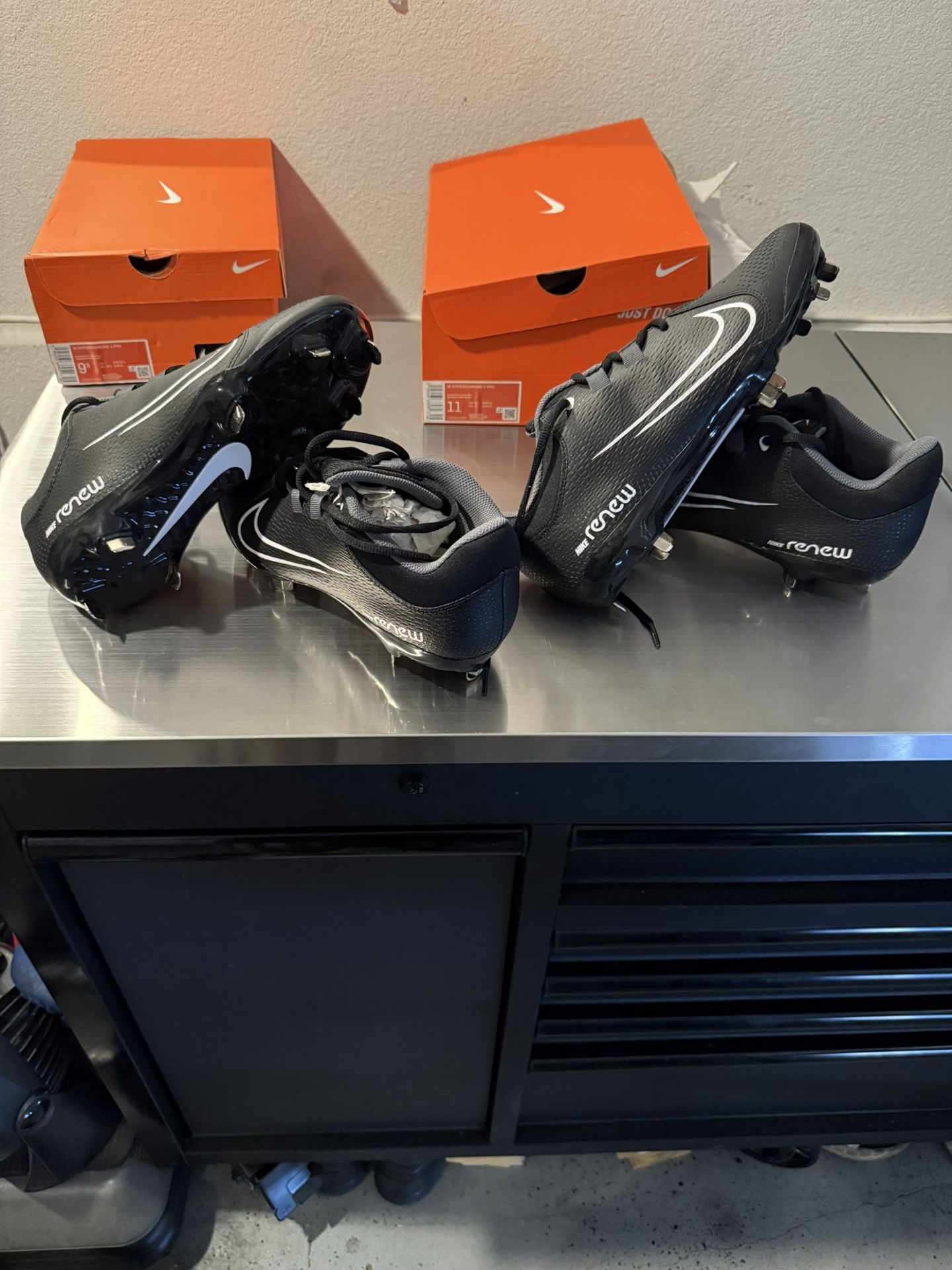 2022 Nike Women’s Hyperdiamond 4 Pro 'Black Dark Grey'