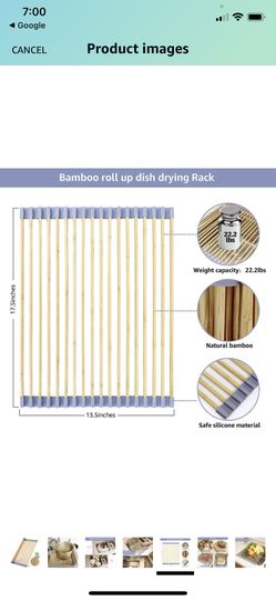 Large Bamboo Dish Drying Rack for Sale in Oceanside, CA - OfferUp