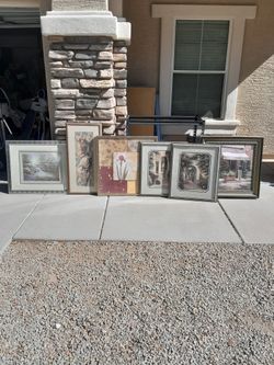 Framed Wall Art Pieces Home Decor $8-$10 Each See All Photos 