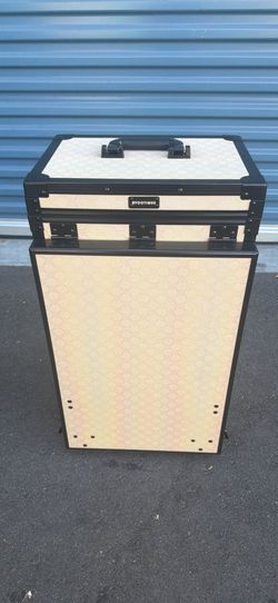 Byootique Rolling Manicure Table, Hair & Makeup Workstation with Drawers