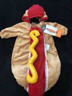Instant hot dog costume