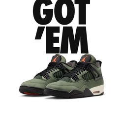 Jordan Retro 4 Undefeated Size 8