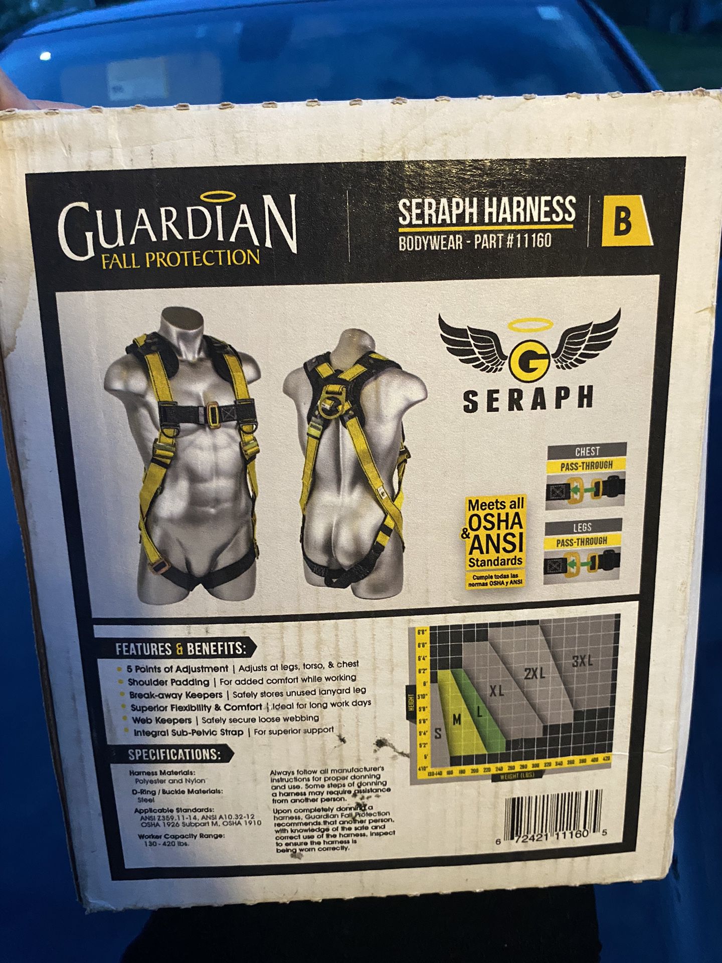 Guardian Fall Protection Seraph Universal Harness