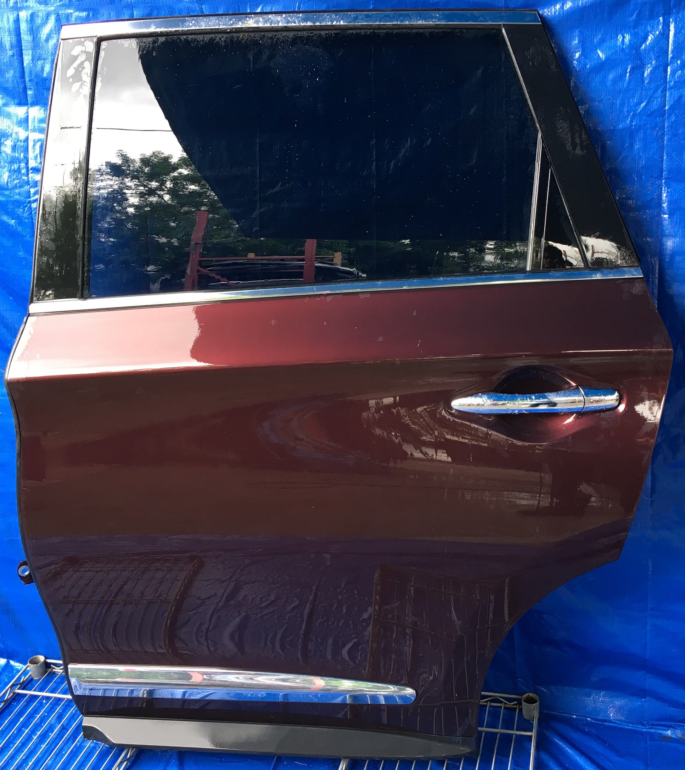 2013 - 2015 INFINITI QX60 JX35 REAR LEFT DRIVER SIDE DOOR MAROON