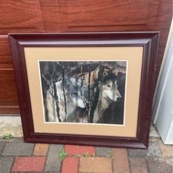 Home Interiors Wolf Wall Art